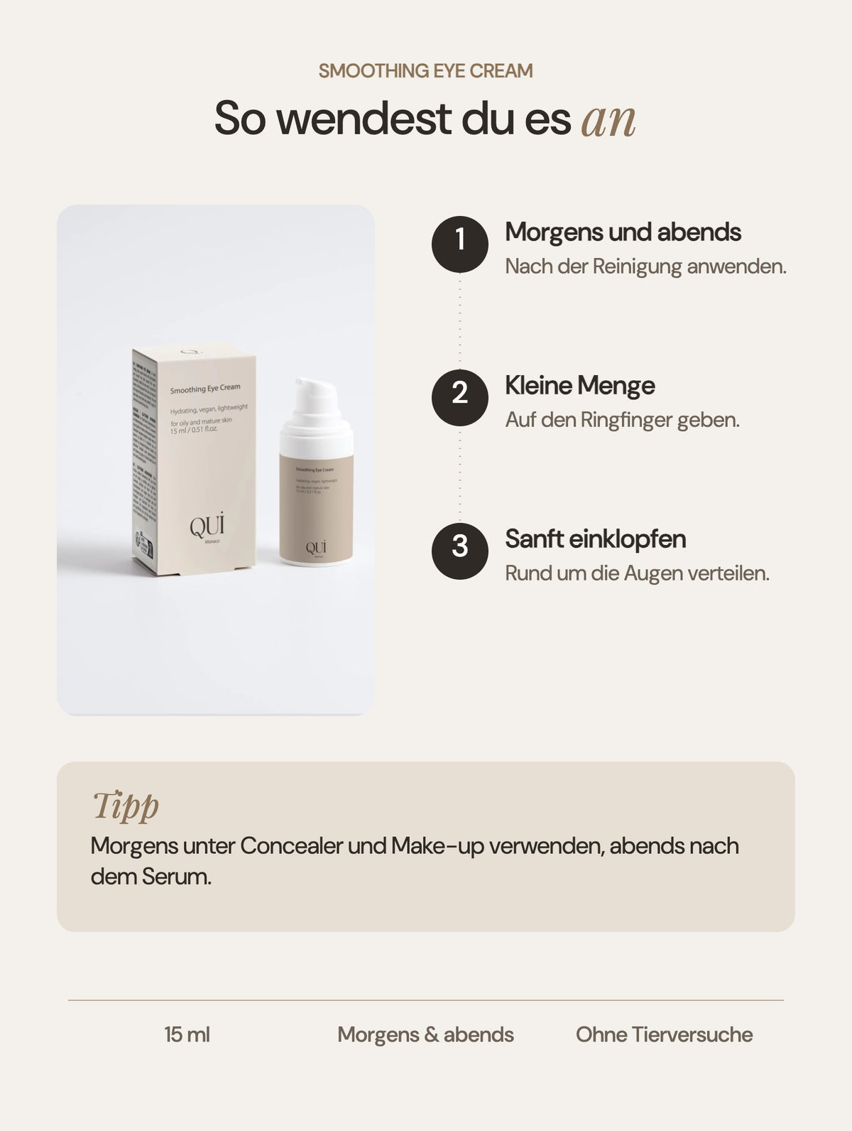 Smoothing Eye Cream: So wendest du sie an