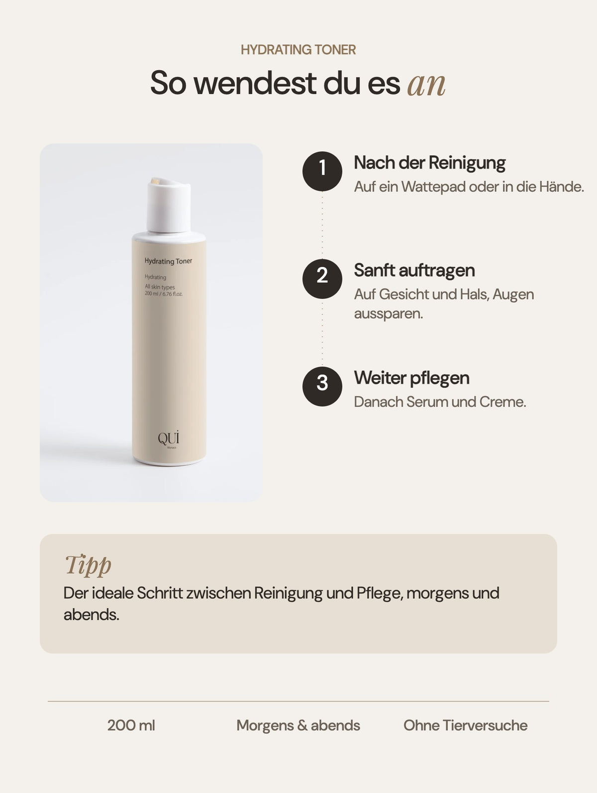 Hydrating Toner: So wendest du ihn an