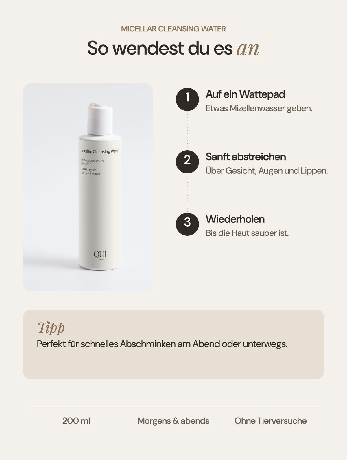 Micellar Cleansing Water: So wendest du es an