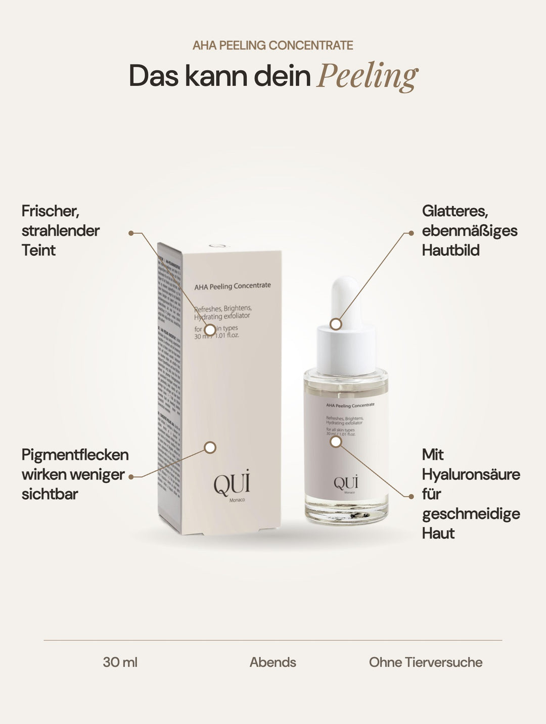 AHA Peeling Concentrate: Vorteile auf einen Blick