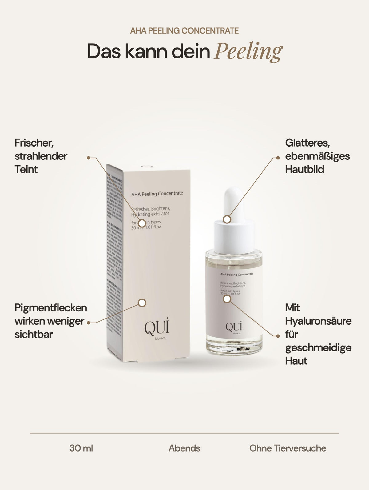 AHA Peeling Concentrate: Vorteile auf einen Blick