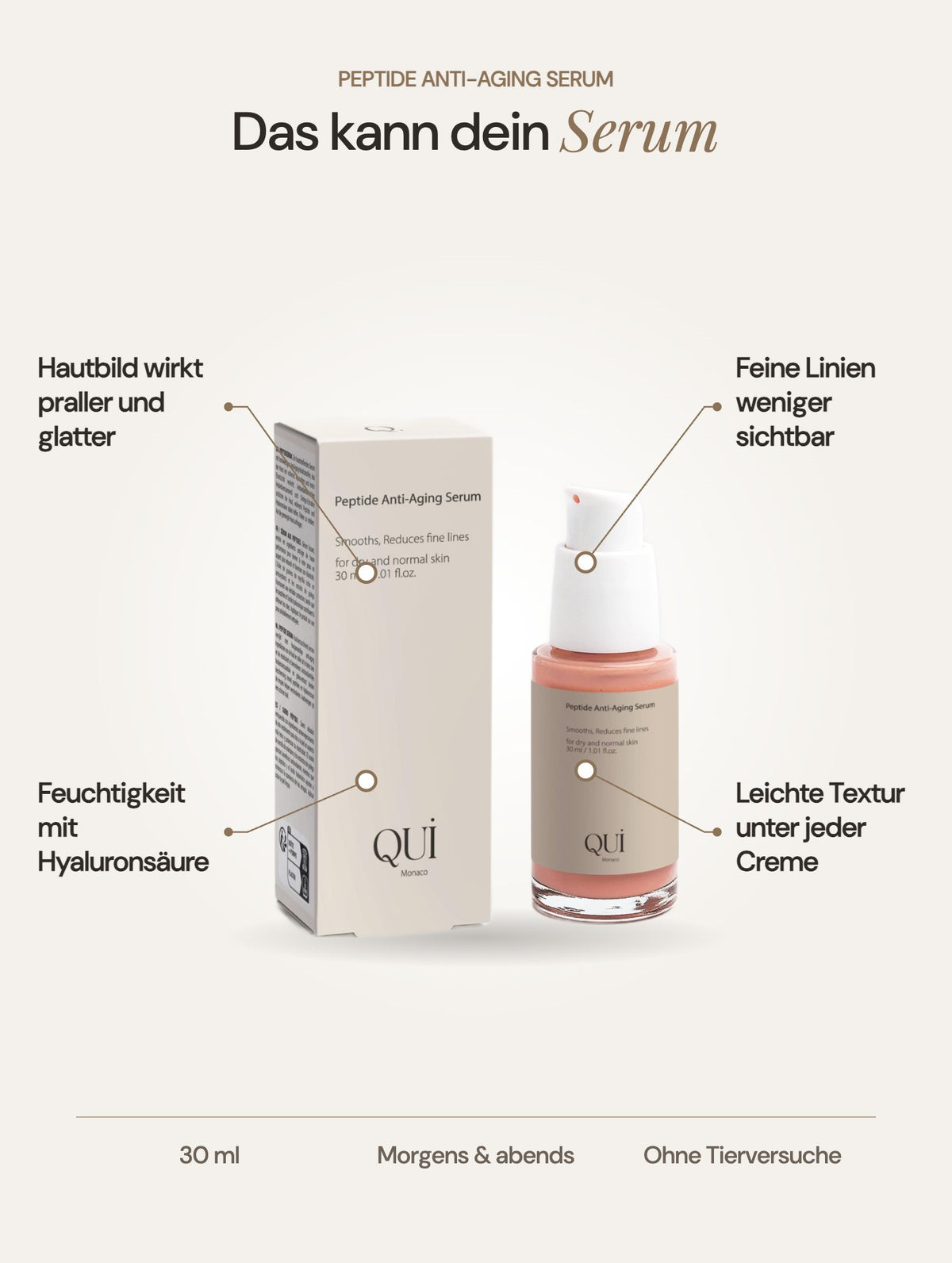 Peptide Anti-Aging Serum: Vorteile auf einen Blick