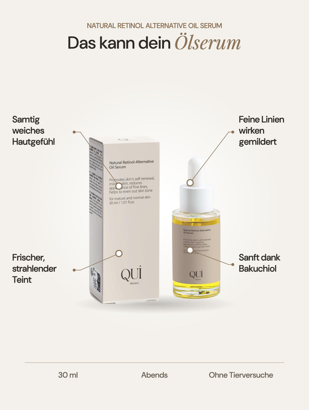 Natural Retinol Alternative Oil Serum: Vorteile auf einen Blick