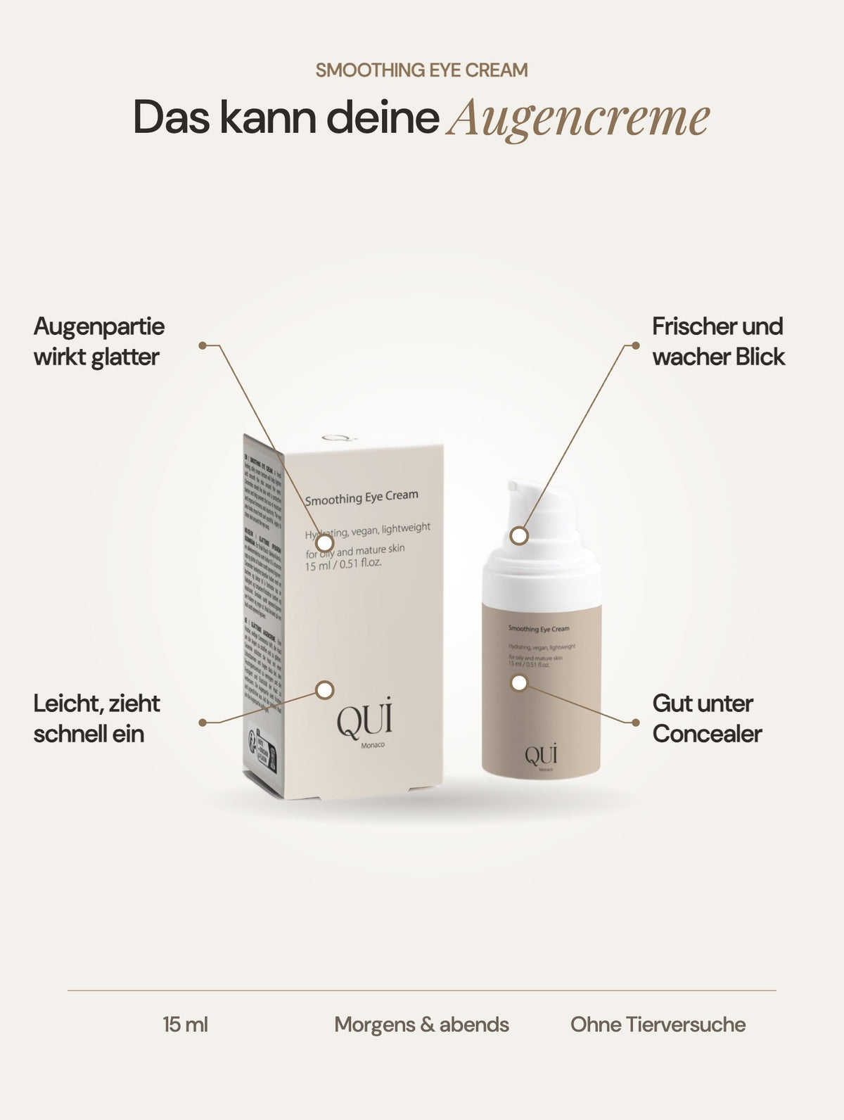 Smoothing Eye Cream: Vorteile auf einen Blick
