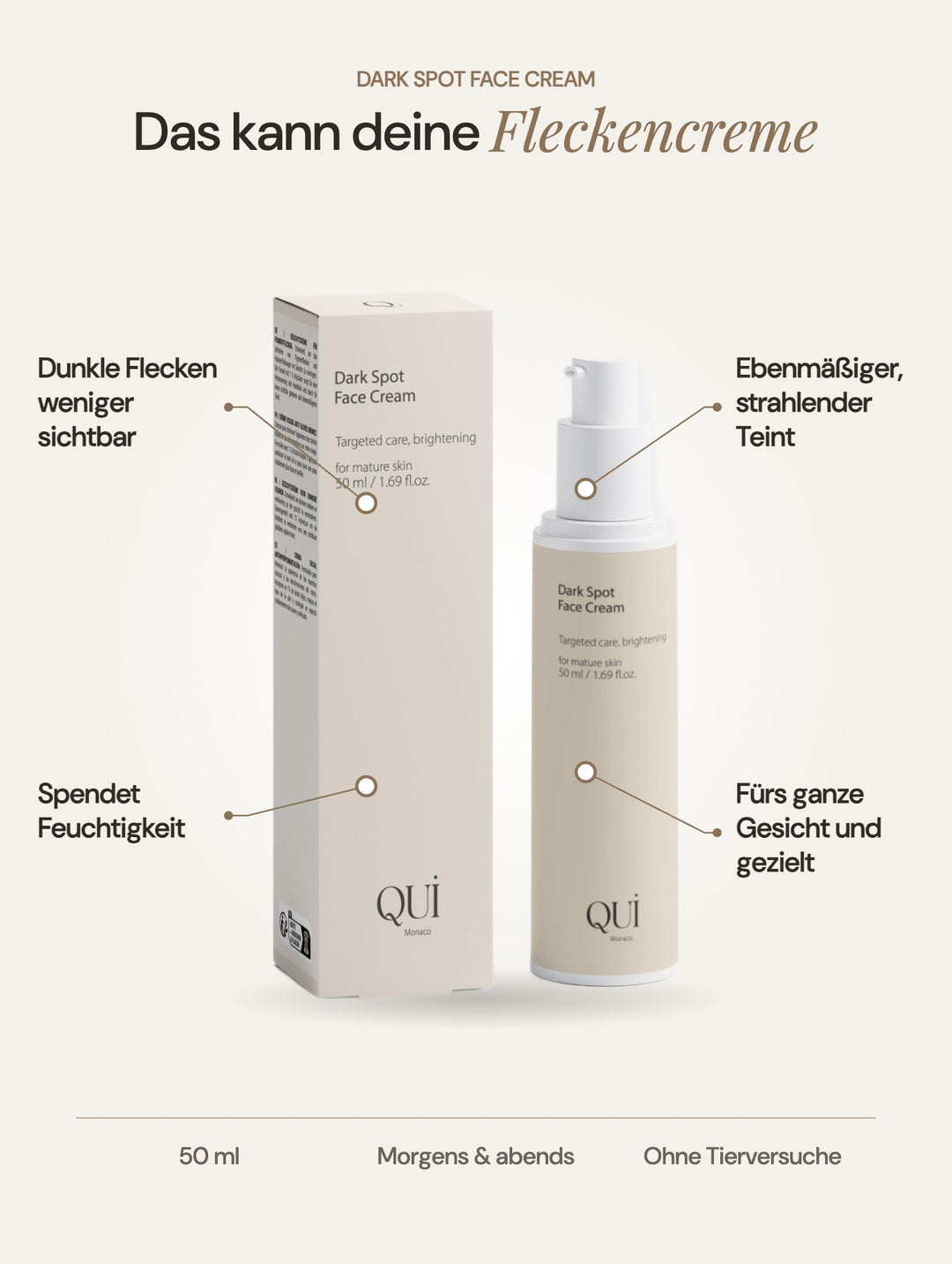 Dark Spot Face Cream: Vorteile auf einen Blick