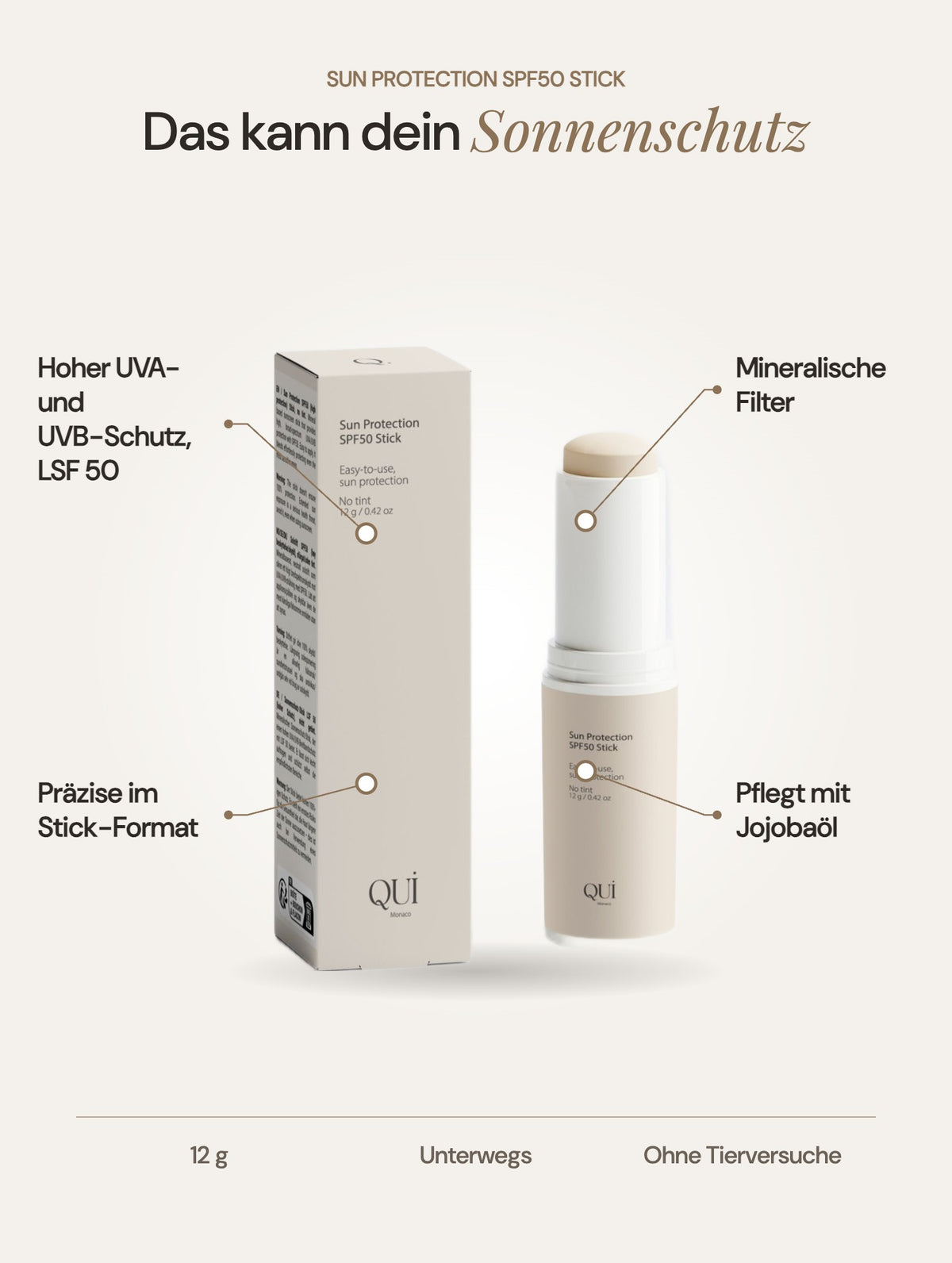 Sun Protection SPF50 Stick: Vorteile auf einen Blick