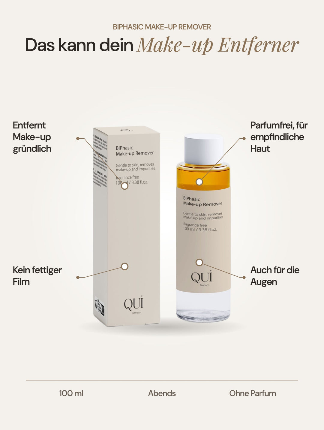 BiPhasic Make-up Remover: Vorteile auf einen Blick