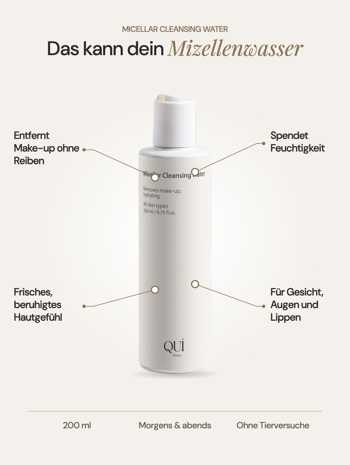 Micellar Cleansing Water: Vorteile auf einen Blick